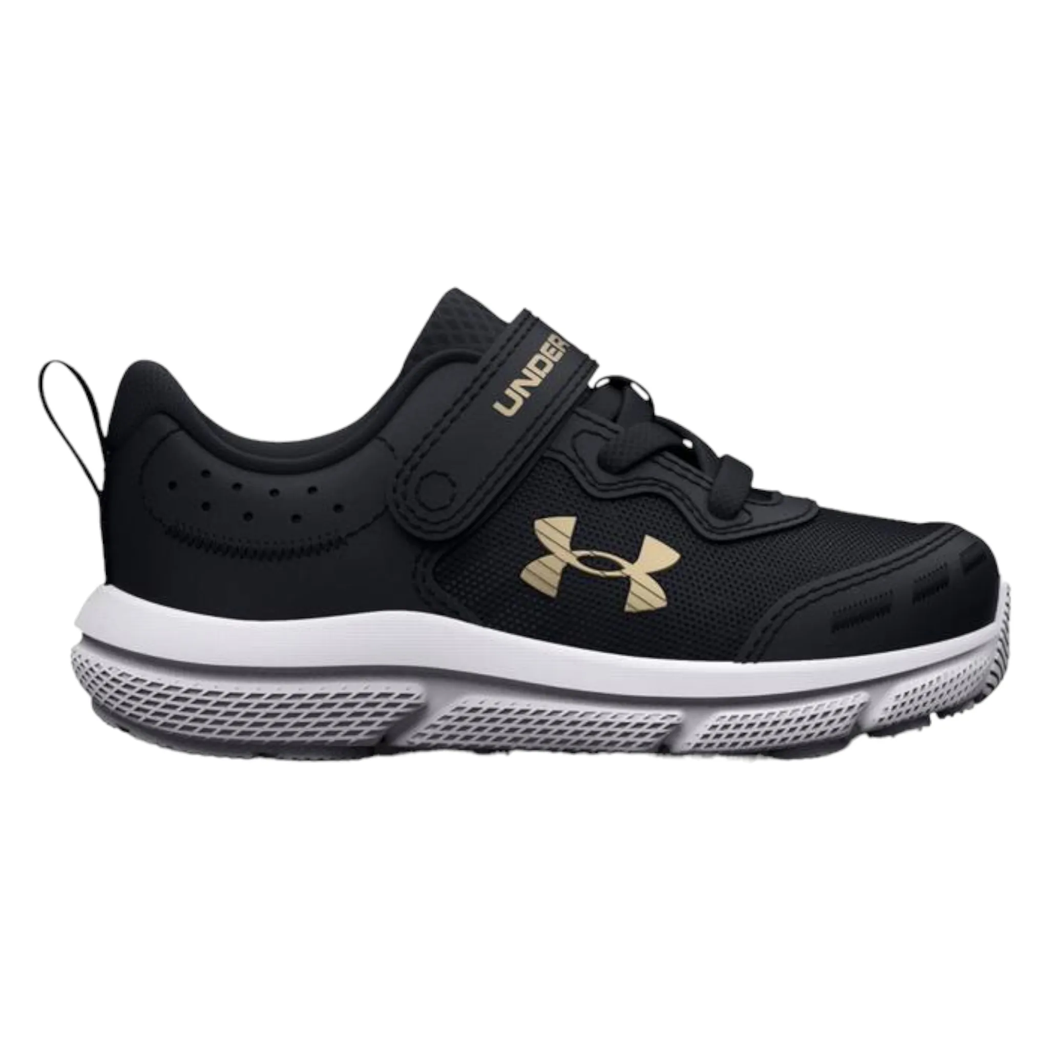 - Under Armour Toddler Assert 10 AC Blk/ Blk/MetallicGold - (3026191-001) - G - R2L12