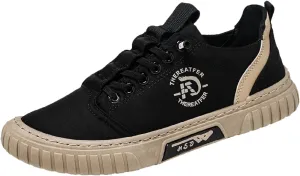 2023 Fashion Sneakers for Men Running Shoes Breathable Lightweight Comfortable Fashion Non Slip Walking Shoes Retro Sneakers Soft Sole Comfort Lace Up Men's Shoes Outdoor