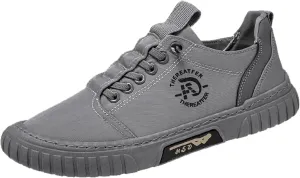 2023 Fashion Sneakers for Men Running Shoes Breathable Lightweight Comfortable Fashion Non Slip Walking Shoes Retro Sneakers Soft Sole Comfort Lace Up Men's Shoes Outdoor