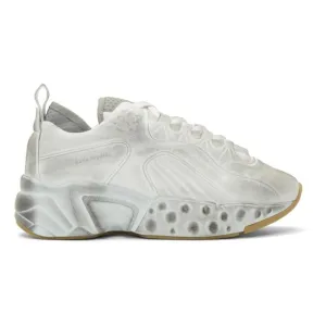 Acne Studios White Tumbled Rockaway Sneakers