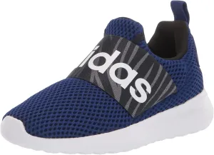 Adidas Boy's Lite Racer Adapt 4.0 Running Slip On Shoes Blue White Black Size 7