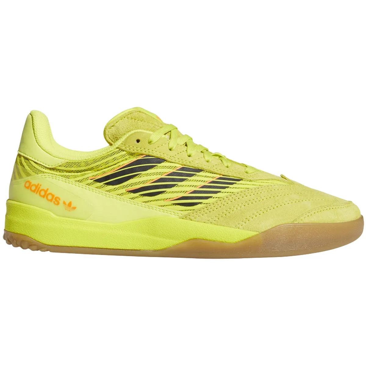 Adidas Copa Nationale Skate Shoes - Acid Yellow/Core Black/Gum