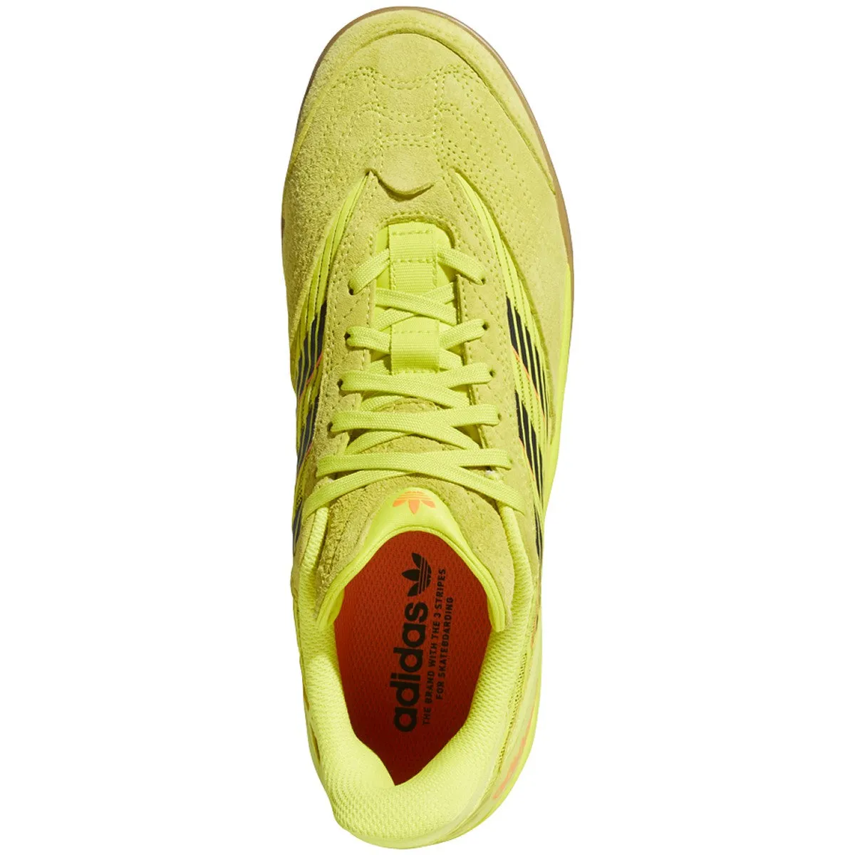Adidas Copa Nationale Skate Shoes - Acid Yellow/Core Black/Gum