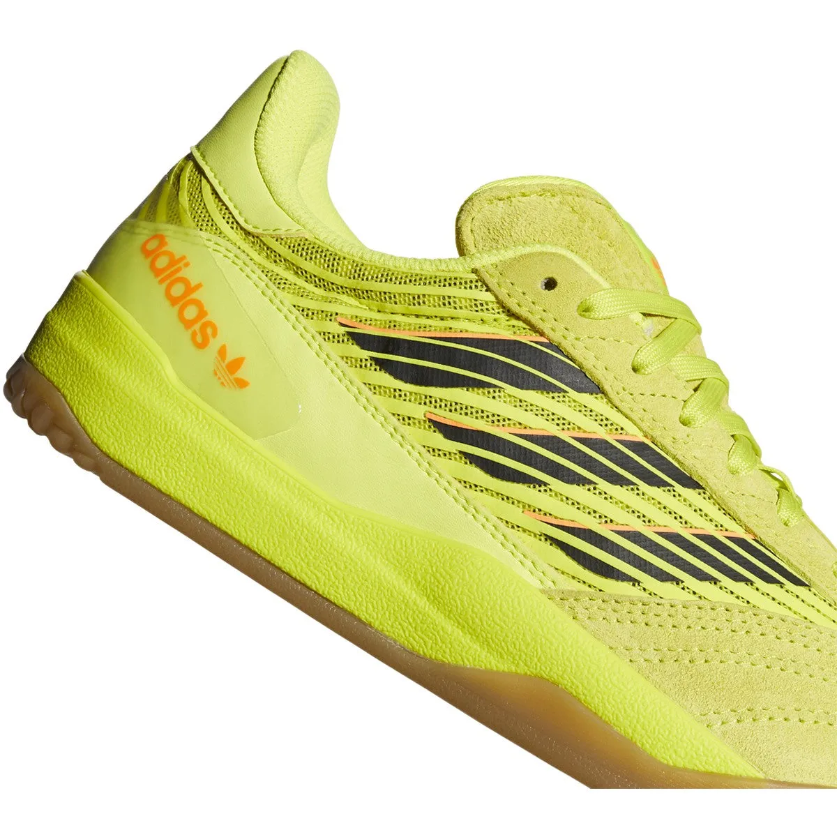 Adidas Copa Nationale Skate Shoes - Acid Yellow/Core Black/Gum