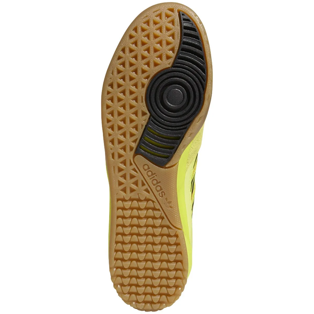 Adidas Copa Nationale Skate Shoes - Acid Yellow/Core Black/Gum