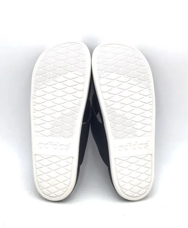 Adidas Men's Adilette Comfort HQ4458 Black Slip-On Flip-Flop Sandals - Size 8