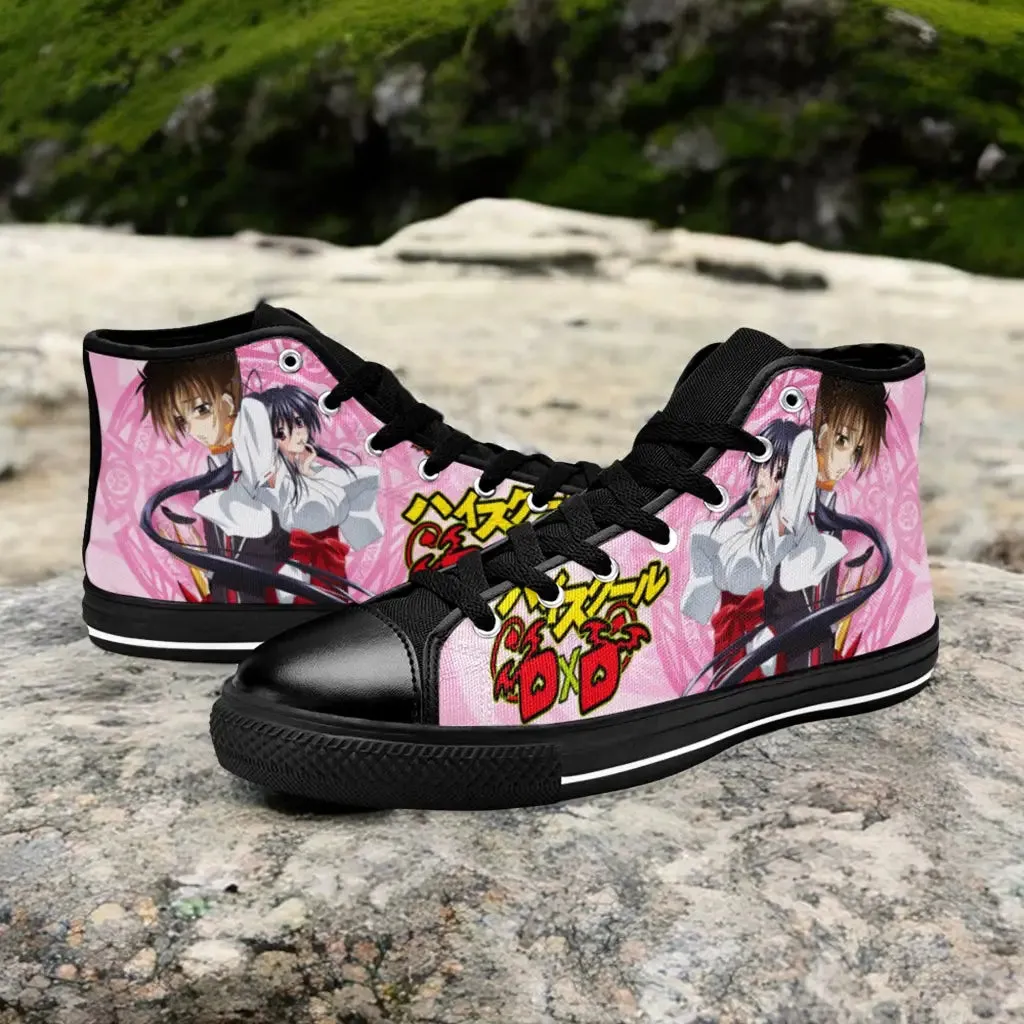Akeno Himejima Issei High School DxD Shoes High Top Sneakers for Kids and Adults