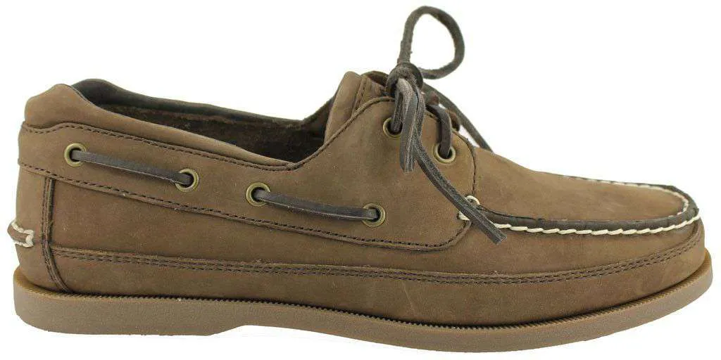 Alpha Gamma Rho Yachtsman Boat Shoes in Walnut by Category 5