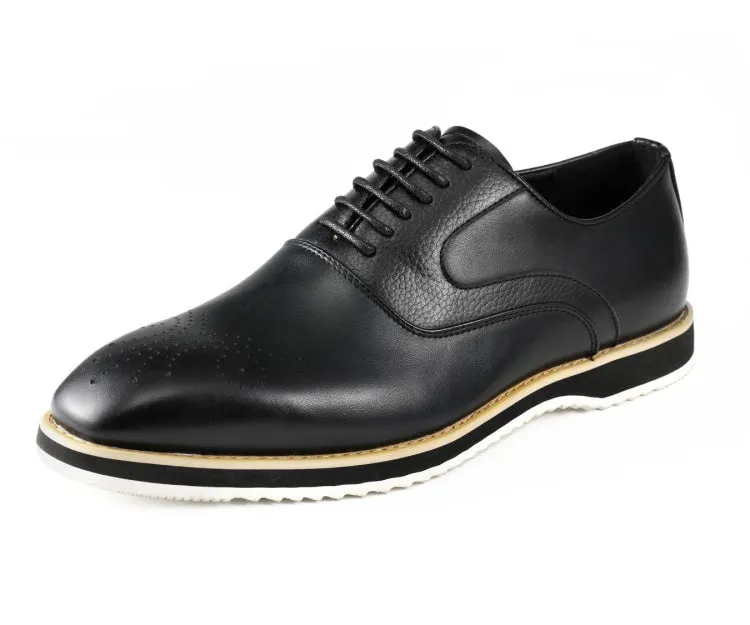 Amali Gideon Elegance Oxford Shoes Men’s Black Vegan