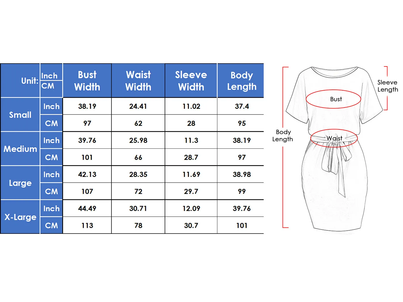 Anna-Kaci Women's Summer V-neck Solid Short Sleeve T Shirt Dress Casual Tie Waist Skirt