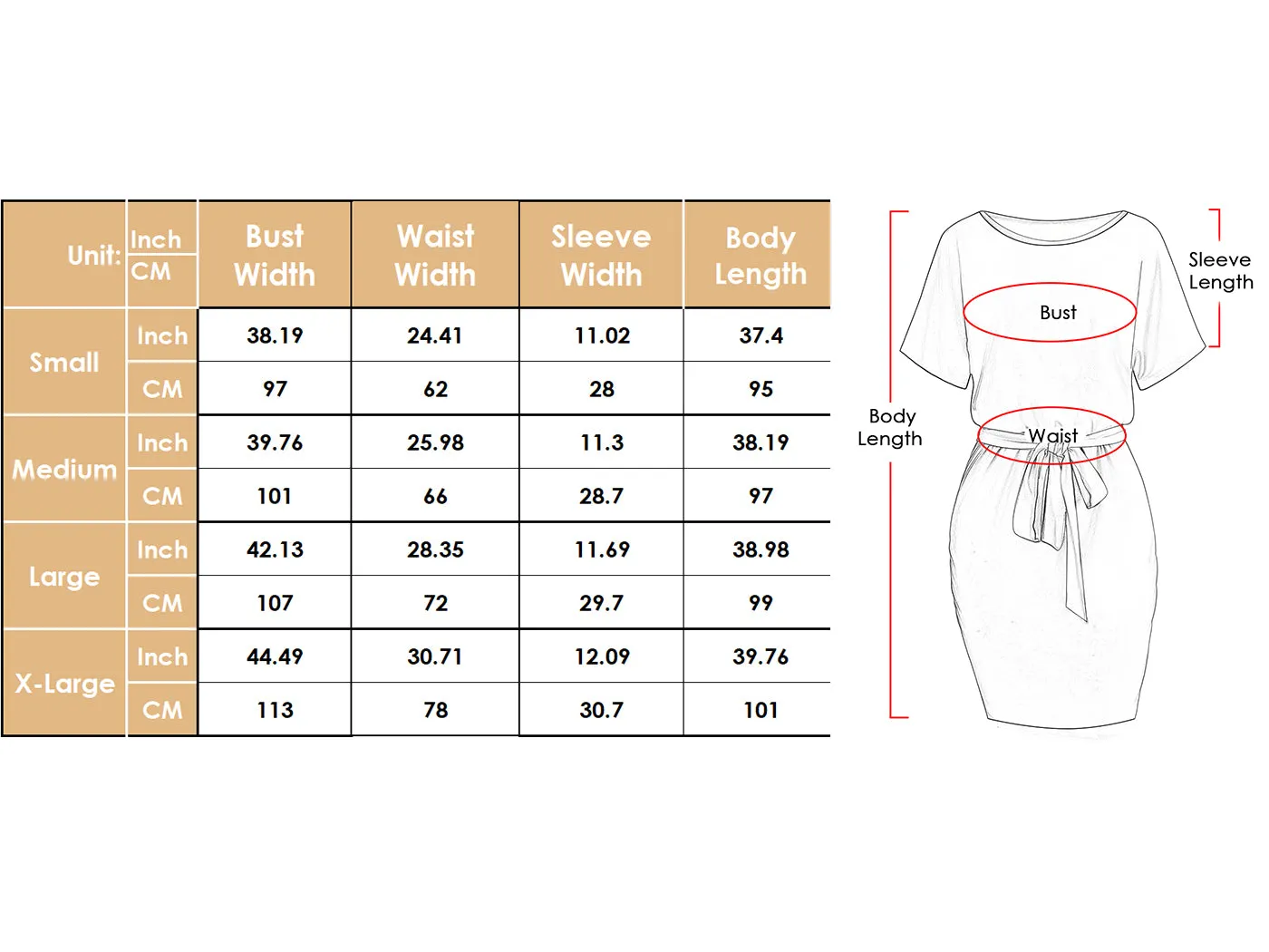 Anna-Kaci Women's Summer V-neck Solid Short Sleeve T Shirt Dress Casual Tie Waist Skirt