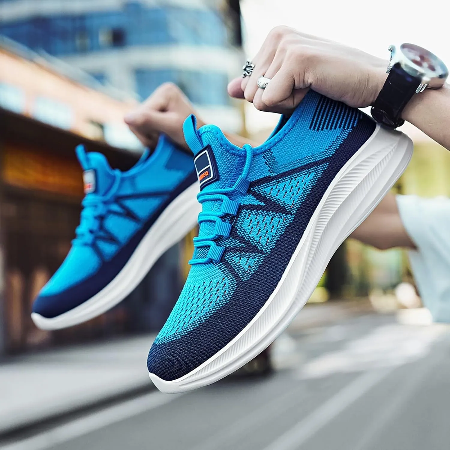 Arch Support Non Slip Minimalist Shoes for Men Comfortable Breathable Slip On Sneaker Comfortable Stretch Shoes