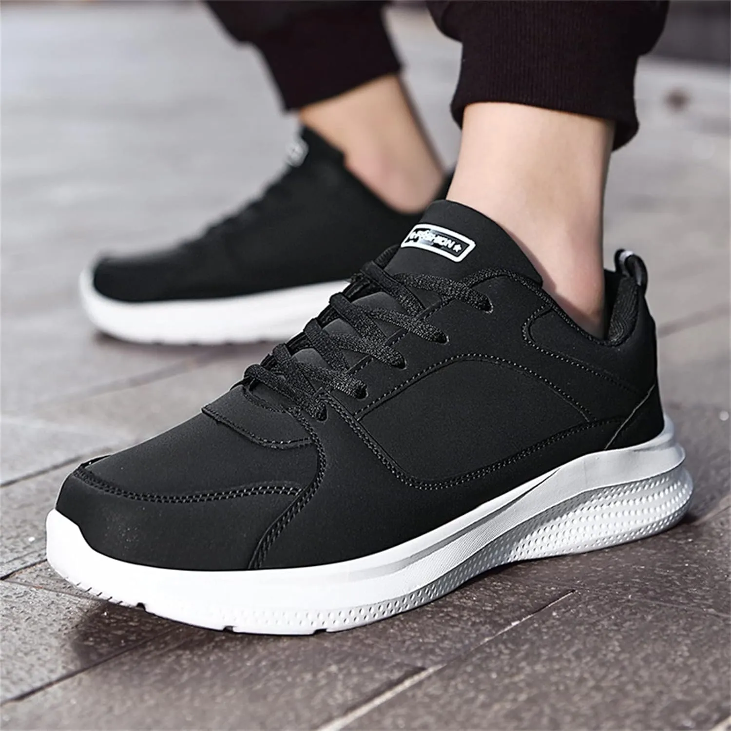 Arch Support Walking Shoes for Men Lightweight Sport Gym Jogging Walking Sneaker Arch Support Plantar Fasciitis