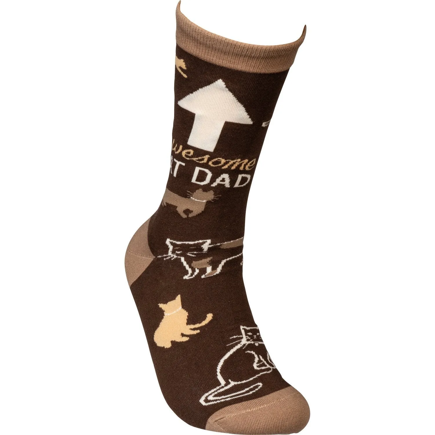 Awesome Cat Dad Socks