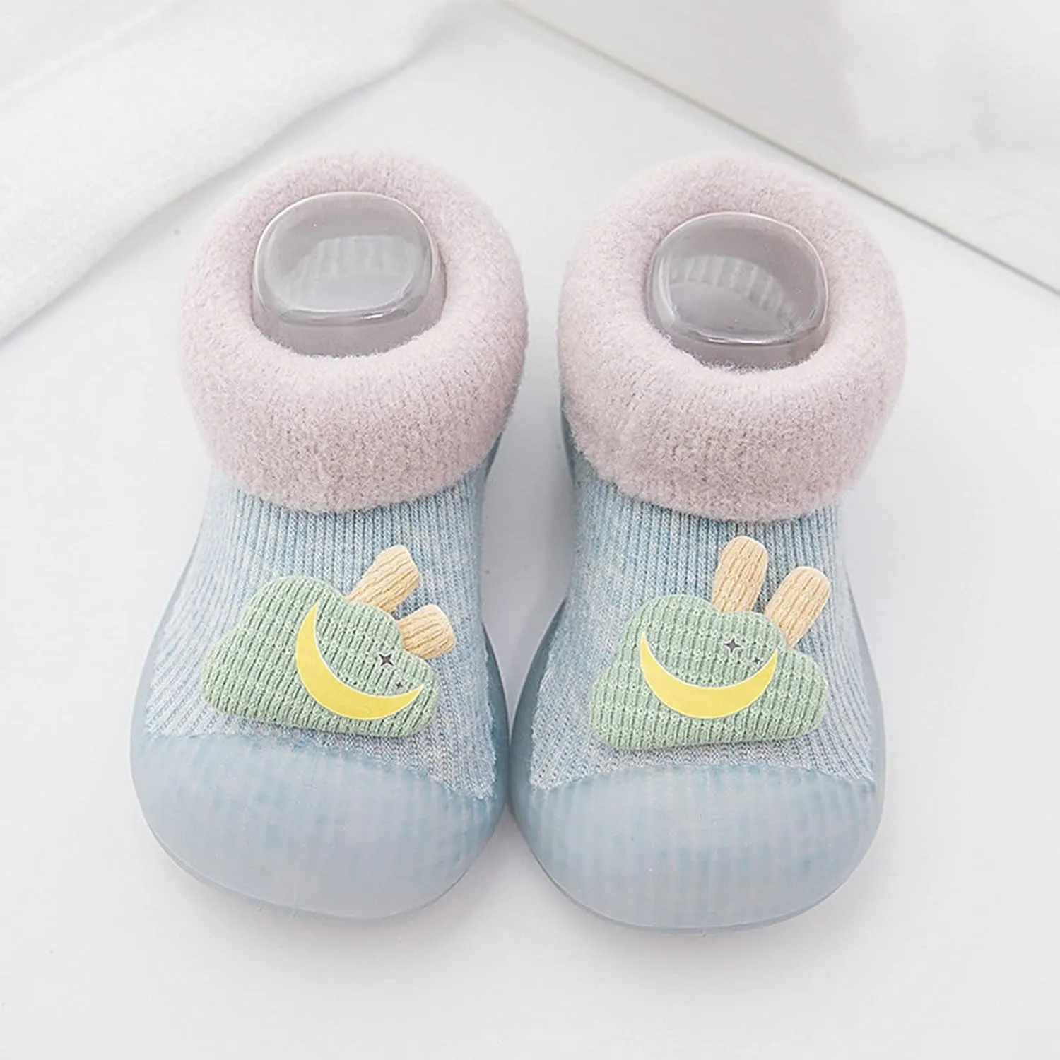 Baby Boy Shoes,Baby Home Slippers Cartoon Warm House Slippers for Infant Lined Winter Indoor Shoes Sock Shoes