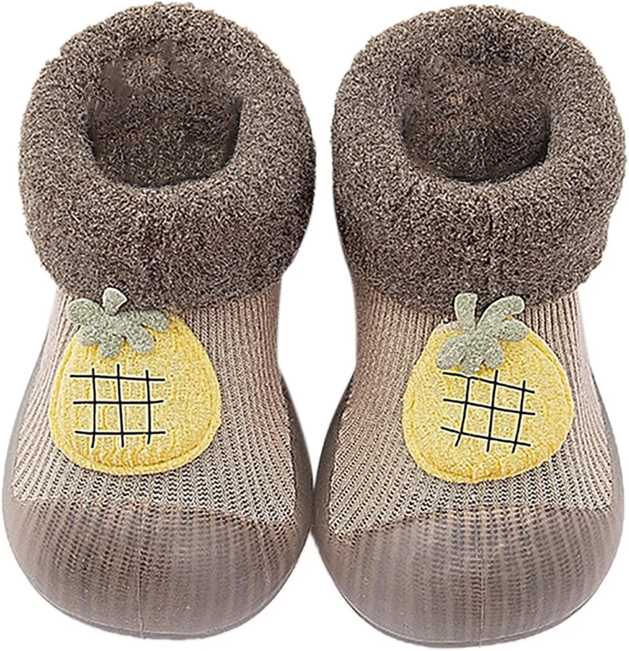 Baby Boy Shoes,Baby Home Slippers Cartoon Warm House Slippers for Infant Lined Winter Indoor Shoes Sock Shoes