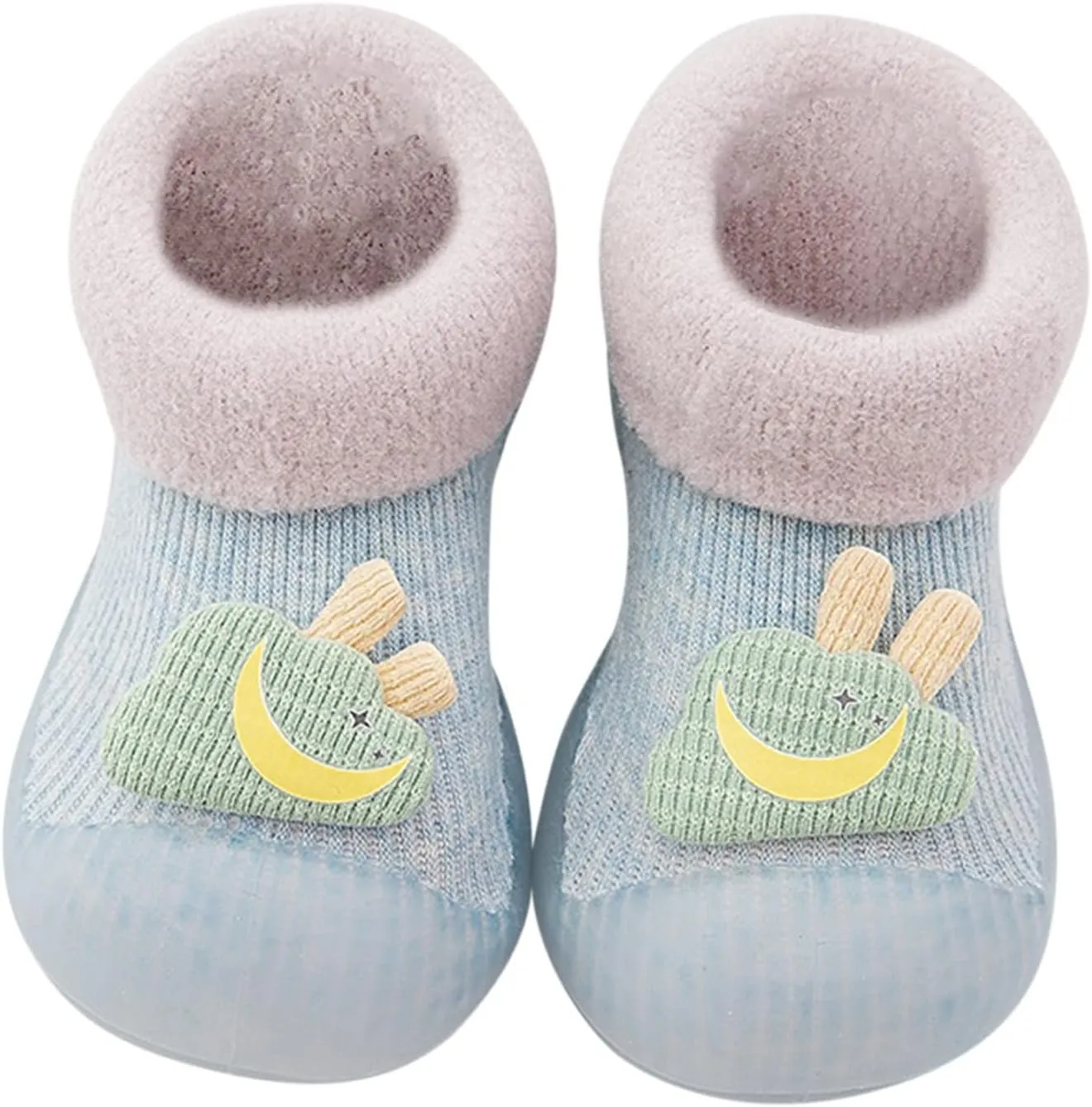 Baby Boy Shoes,Baby Home Slippers Cartoon Warm House Slippers for Infant Lined Winter Indoor Shoes Sock Shoes