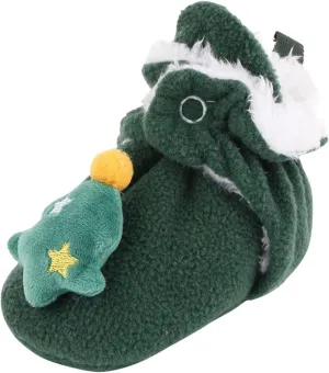 Baby Winter Shoes Infant Christmas Booties Soft Baby Santa Winter Warm Slippers Fur Lined Snow Boots Kids Shoes