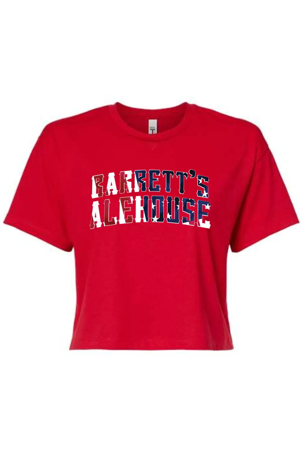 Barrett's Alehouse Flag Women's Crop Top
