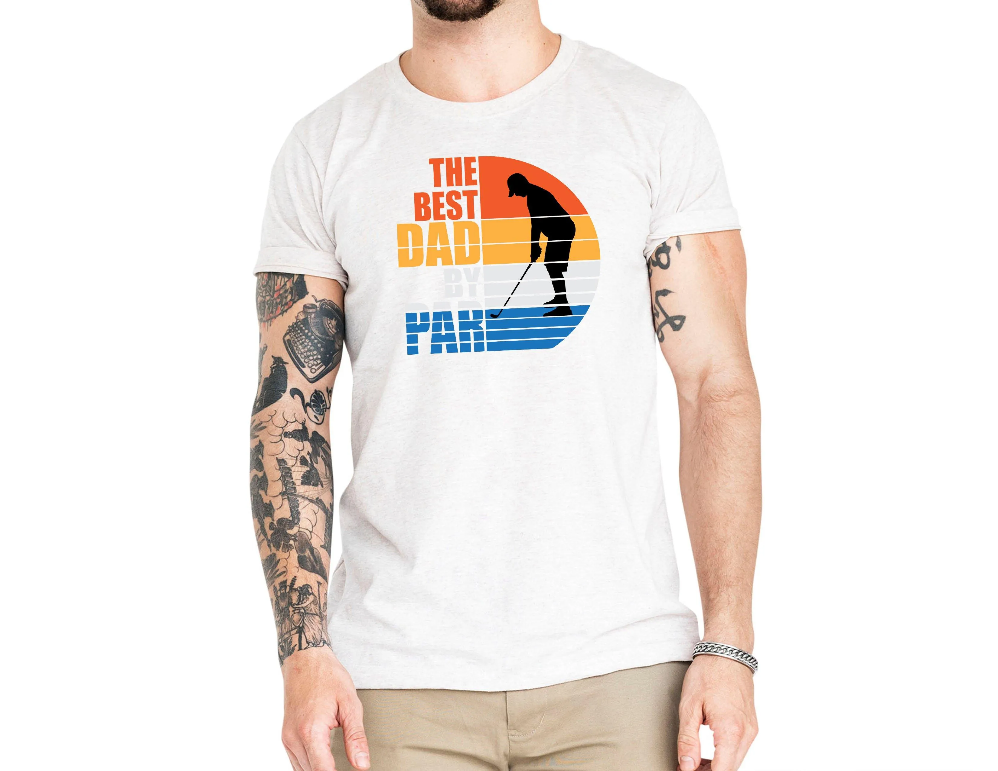 best dad by par | men's tshirt