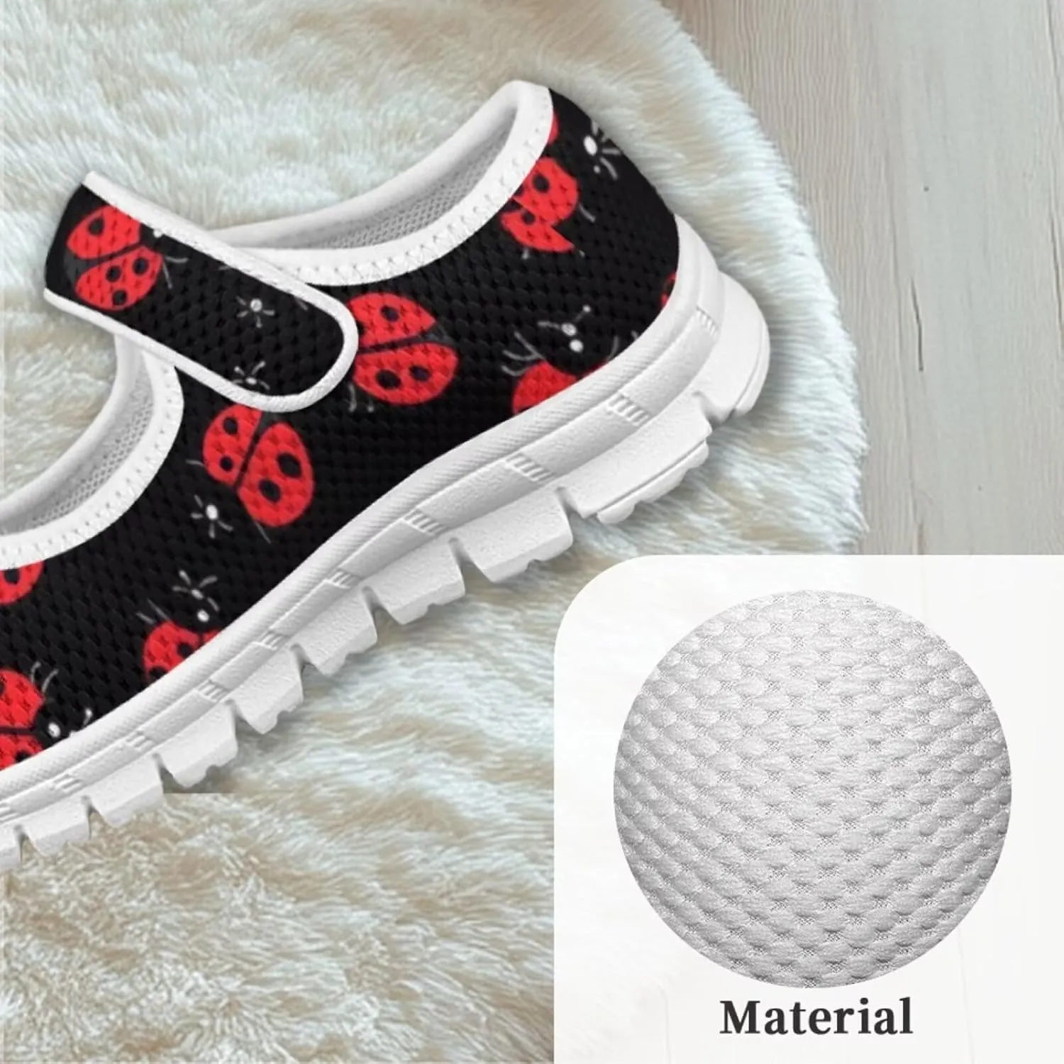 Binienty Girls Dress Shoes Mary Jane Flats Size 11-2.5 School Uniform Sneakers Anti Slip