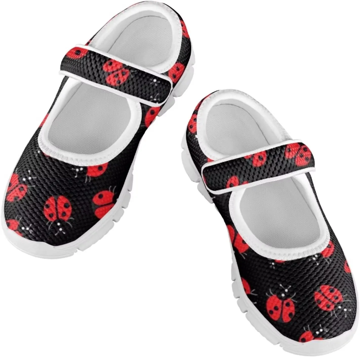 Binienty Girls Dress Shoes Mary Jane Flats Size 11-2.5 School Uniform Sneakers Anti Slip