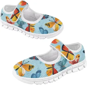 Binienty Kids Mary Jane Flat Sneakers Casual School Uniform Dress Shoes Little/Big Girls