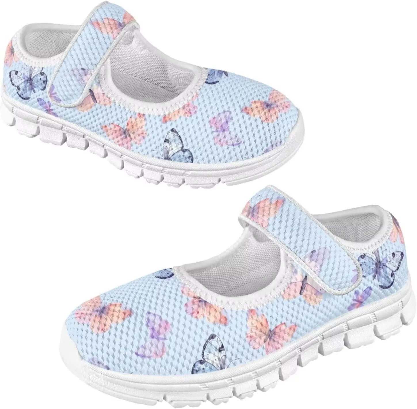 Binienty Kids Mary Jane Flat Sneakers Casual School Uniform Dress Shoes Little/Big Girls
