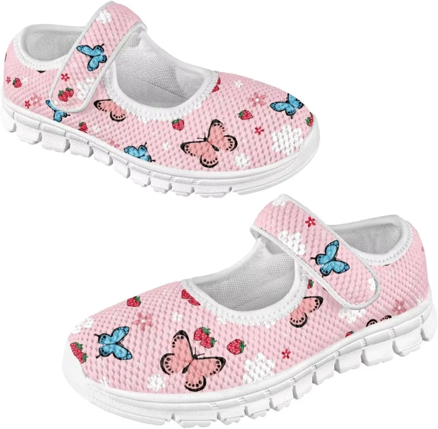 Binienty Kids Mary Jane Flat Sneakers Casual School Uniform Dress Shoes Little/Big Girls