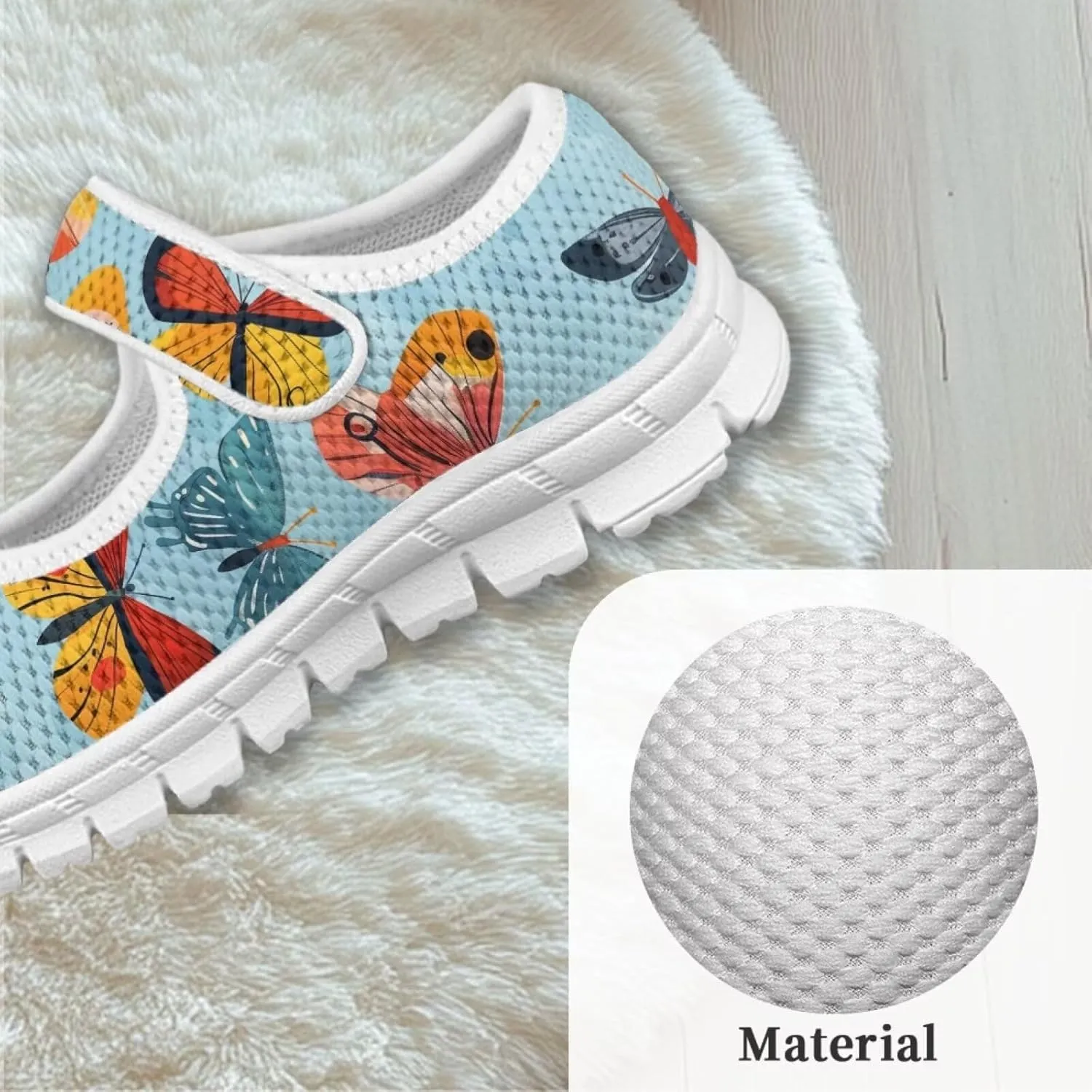Binienty Kids Mary Jane Flat Sneakers Casual School Uniform Dress Shoes Little/Big Girls