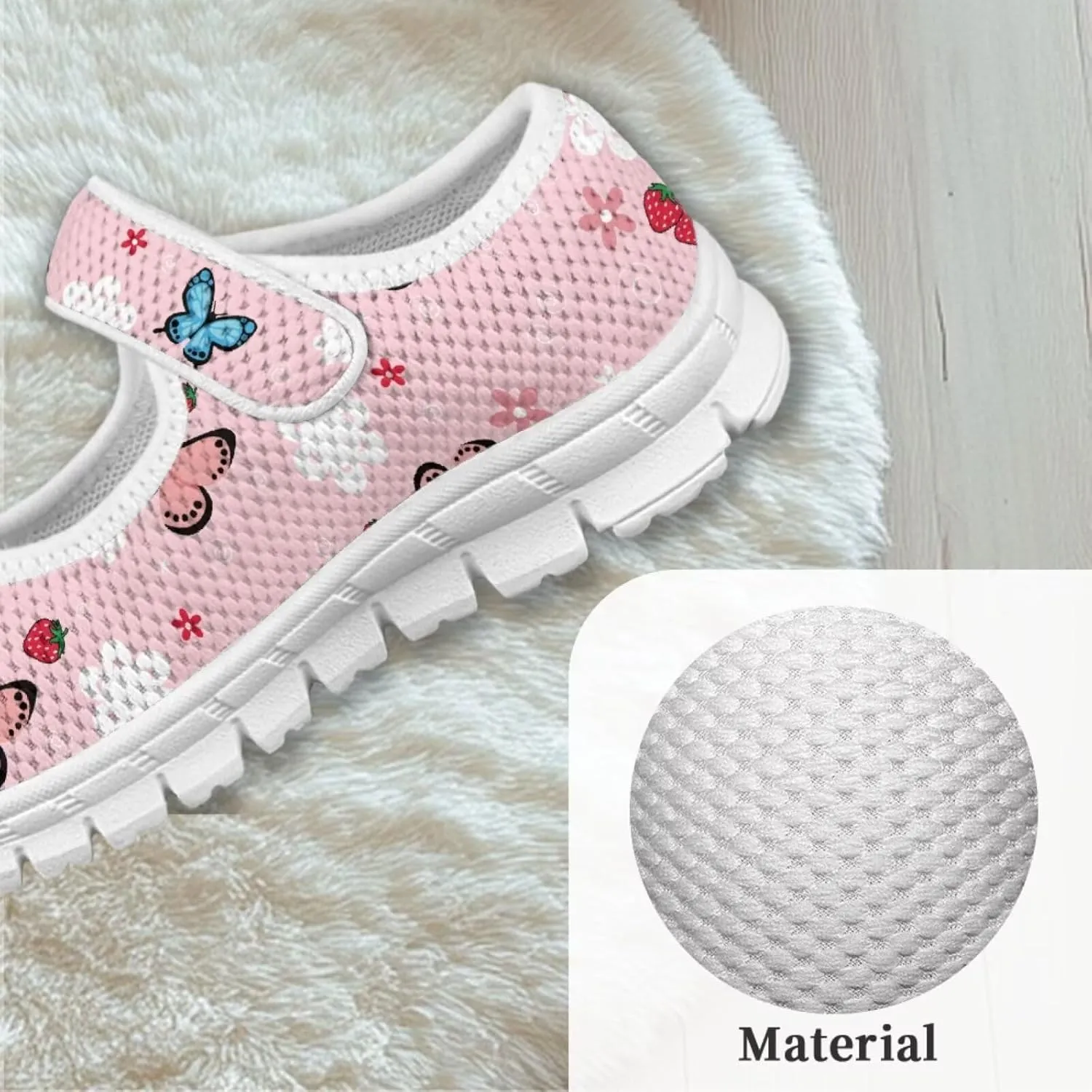 Binienty Kids Mary Jane Flat Sneakers Casual School Uniform Dress Shoes Little/Big Girls