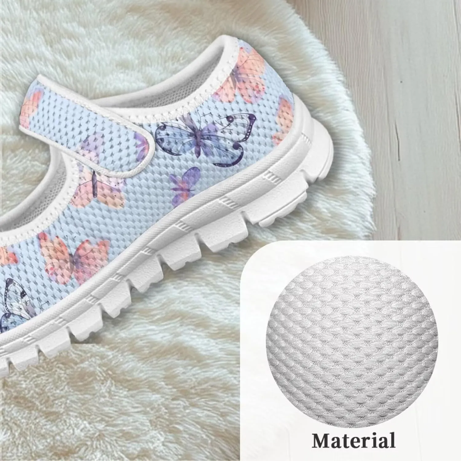Binienty Kids Mary Jane Flat Sneakers Casual School Uniform Dress Shoes Little/Big Girls