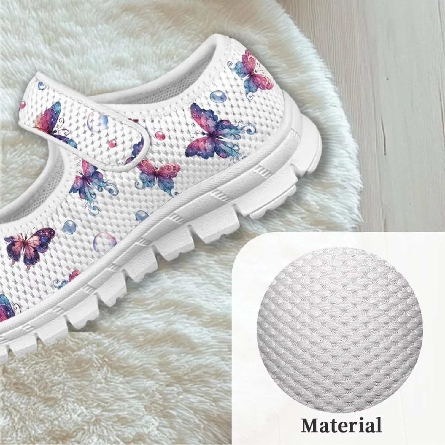 Binienty Kids Mary Jane Flat Sneakers Casual School Uniform Dress Shoes Little/Big Girls