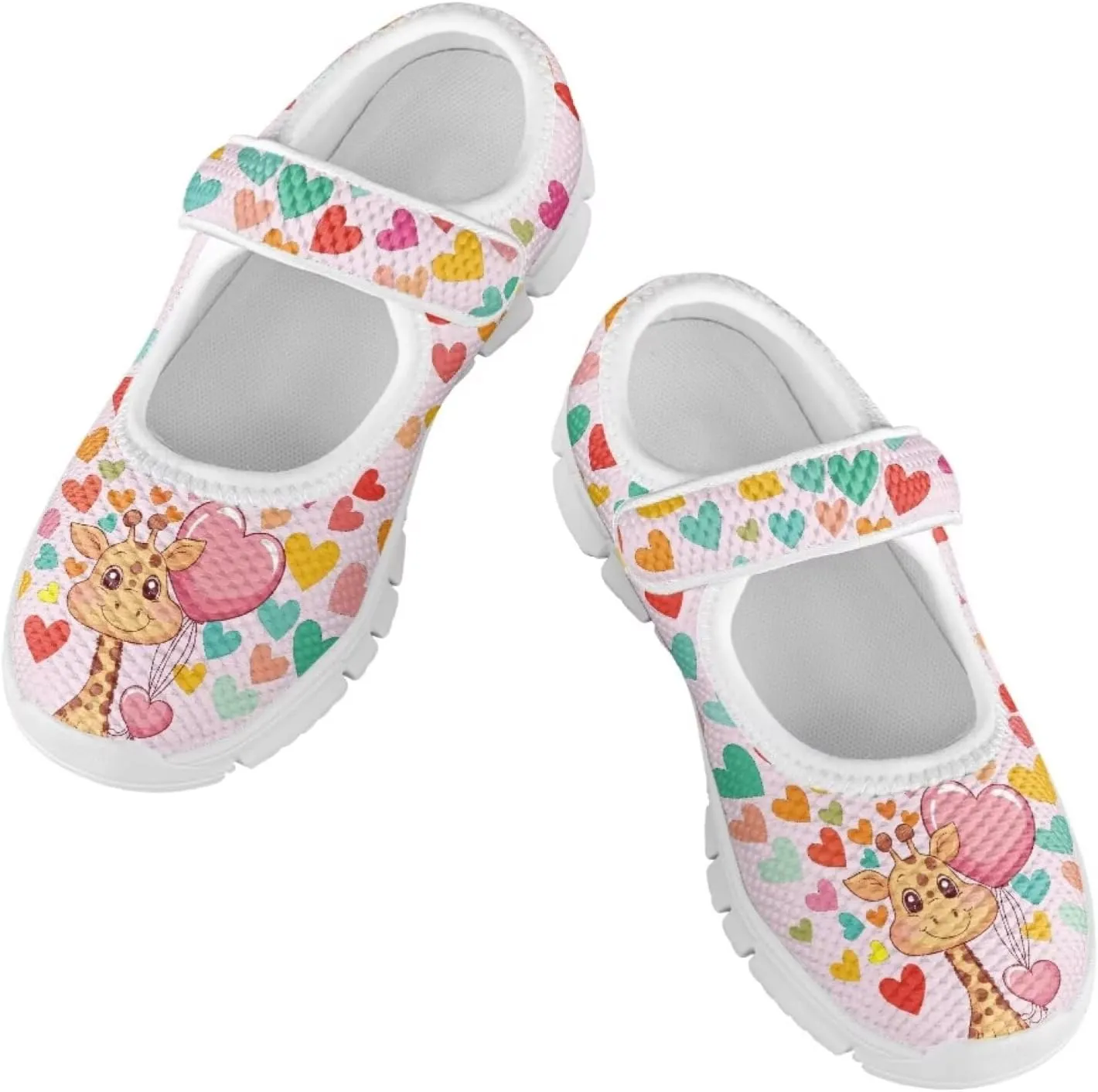 Binienty Little Girl Mary Jane Shoes Mesh Sneaker Princess Dress Shoes Slip on School Flats
