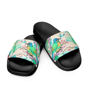 Birds Slides Womens Slides Upper Strap Style
