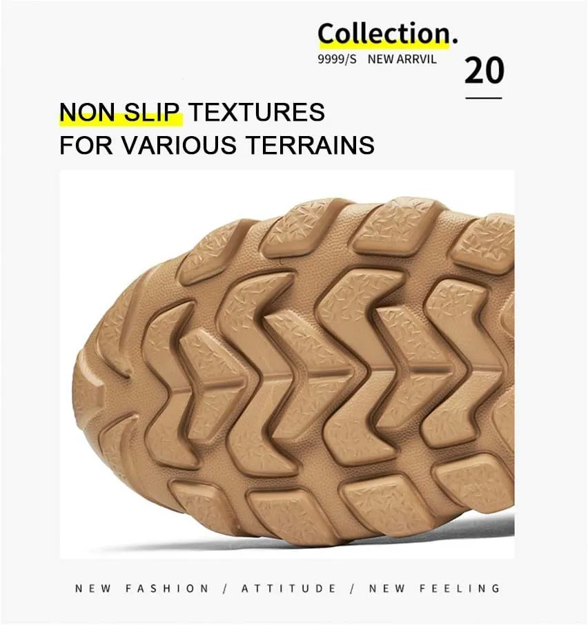 Bitiger Military Tactical 7 Inch Boots Breathable Lightweight Mens Army Jungle Shoes Desert Ankle Army Footwear For Men