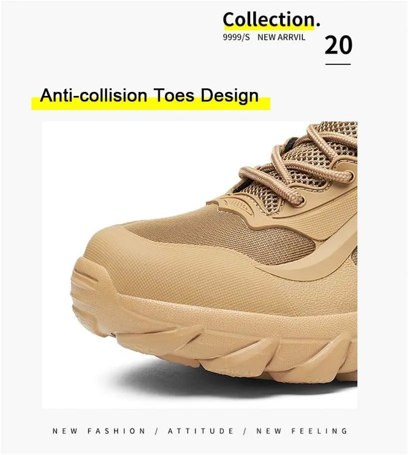 Bitiger Military Tactical 7 Inch Boots Breathable Lightweight Mens Army Jungle Shoes Desert Ankle Army Footwear For Men