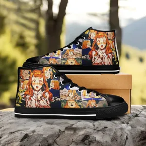 Black Clover Mimosa Vermillion Shoes High Tops Sneakers for Kids and Adults