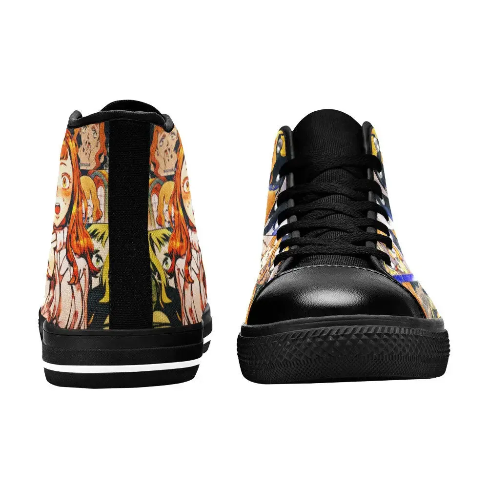 Black Clover Mimosa Vermillion Shoes High Tops Sneakers for Kids and Adults