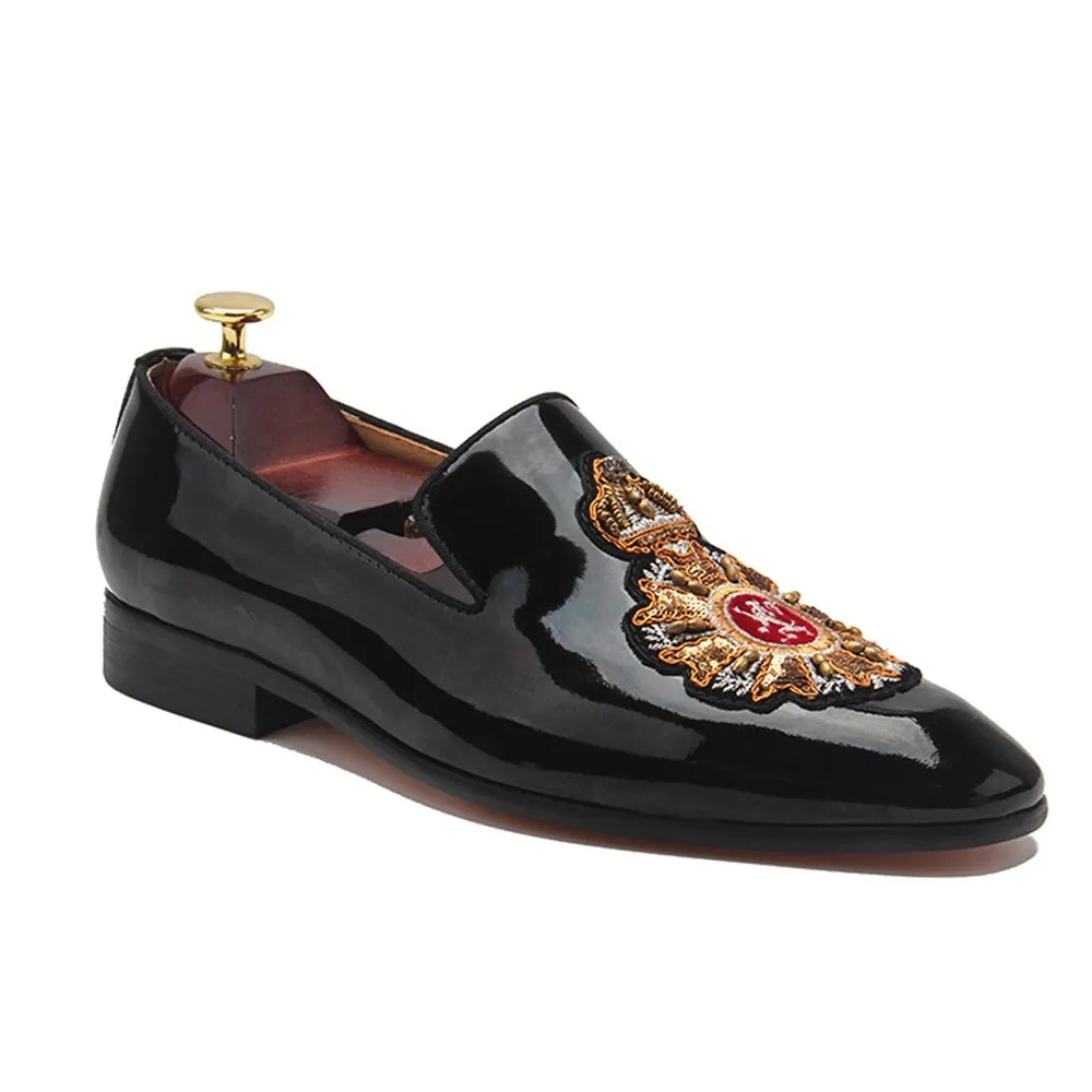 Black Patent Leather Men's Original Loafers Shoes