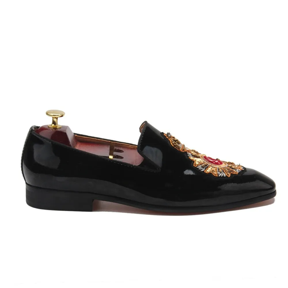 Black Patent Leather Men's Original Loafers Shoes