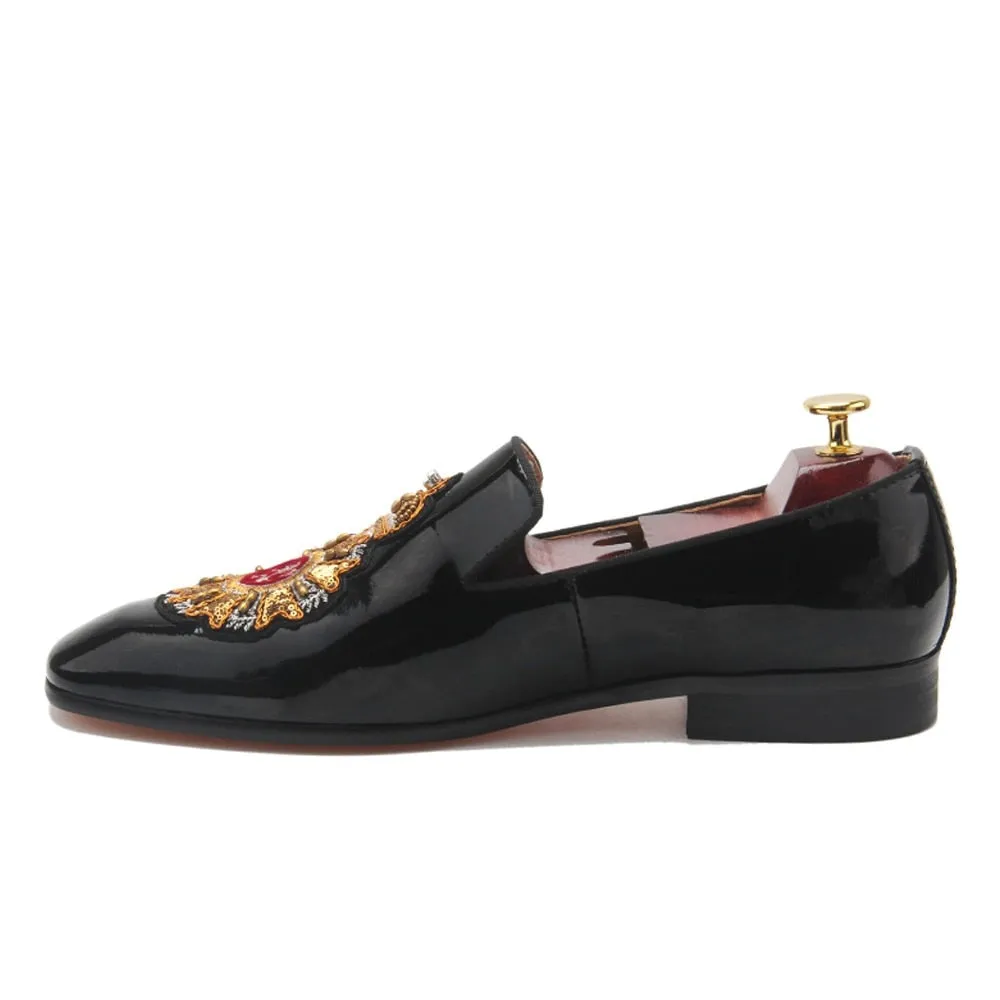 Black Patent Leather Men's Original Loafers Shoes