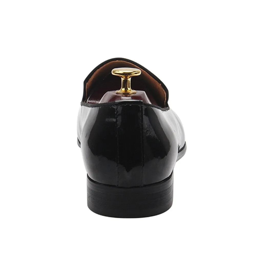 Black Patent Leather Men's Original Loafers Shoes