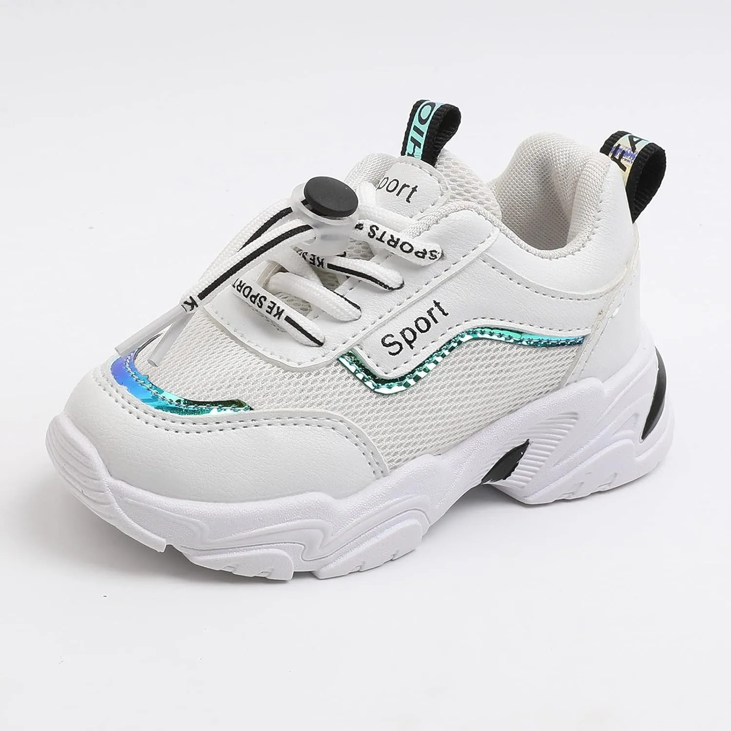 Black Shoes for Girls,Toddler Kids Shoes Breathable Infant Baby Soft Mesh Sneakers Shoes 1-6 Years