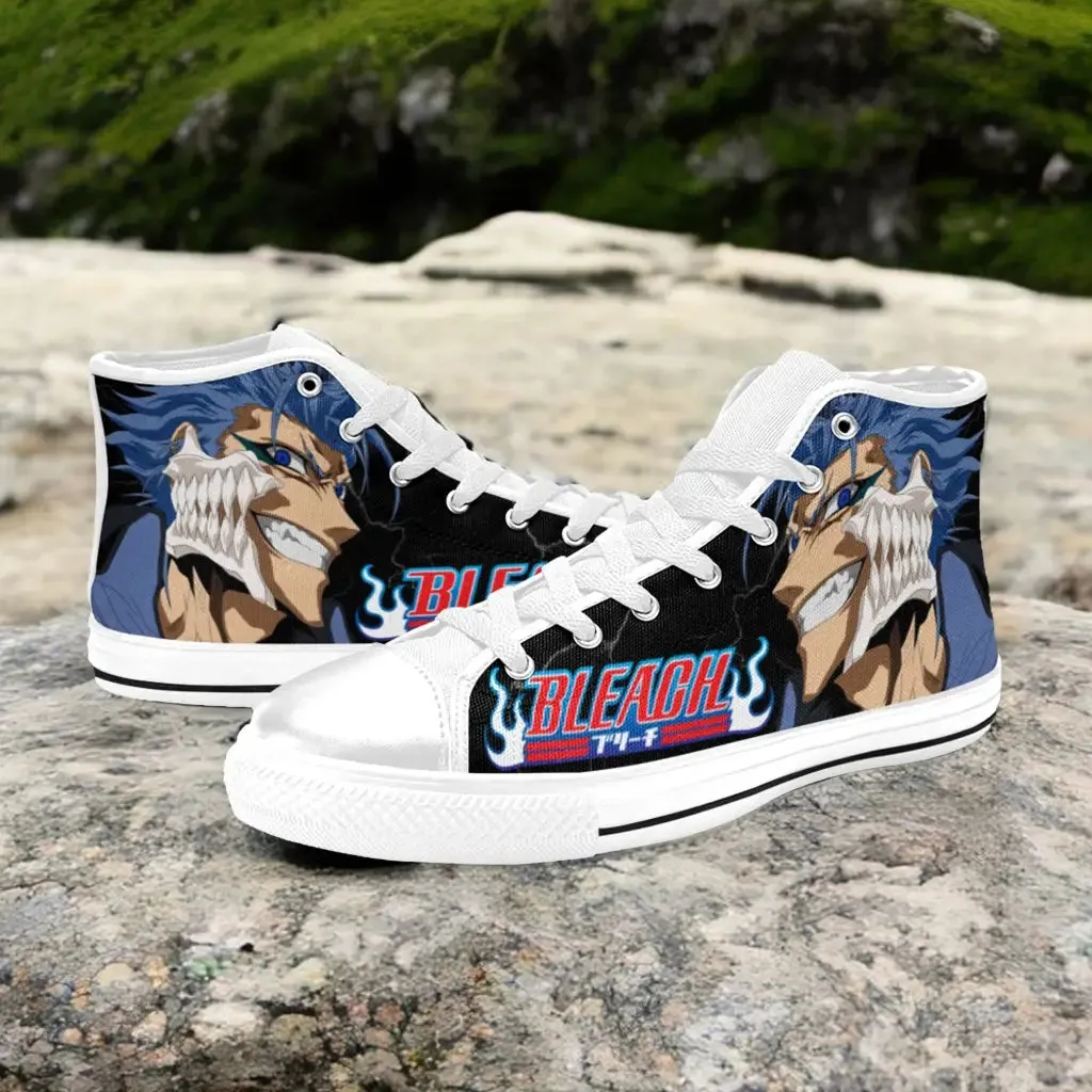 Bleach Espada Grimmjow Jaegerjaquez Shoes High Top Sneakers for Kids and Adults