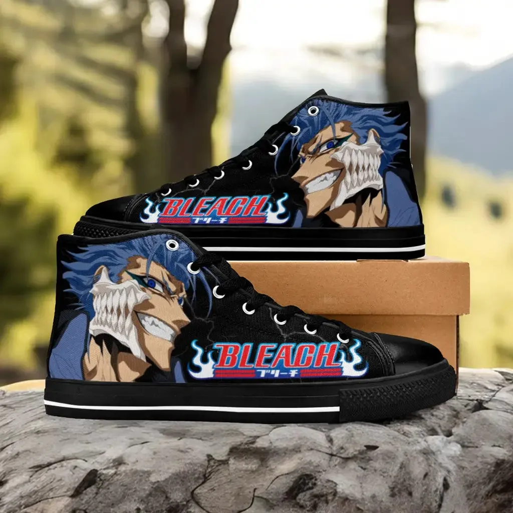 Bleach Espada Grimmjow Jaegerjaquez Shoes High Top Sneakers for Kids and Adults