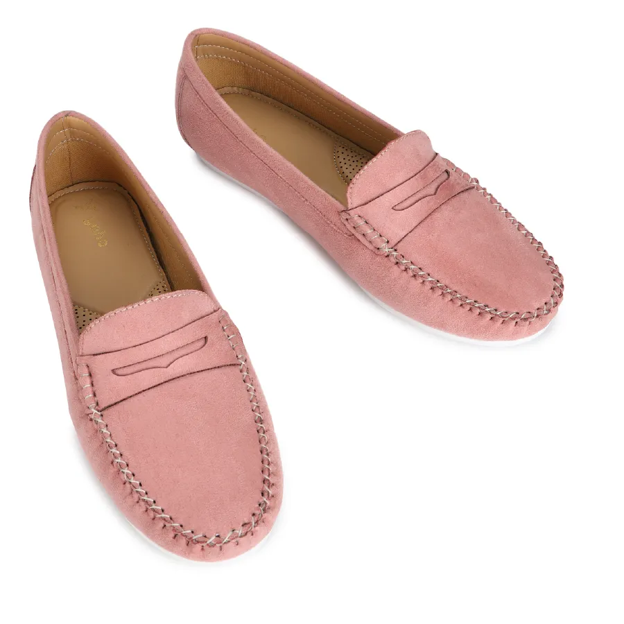 Bliss Casual Striped Suede