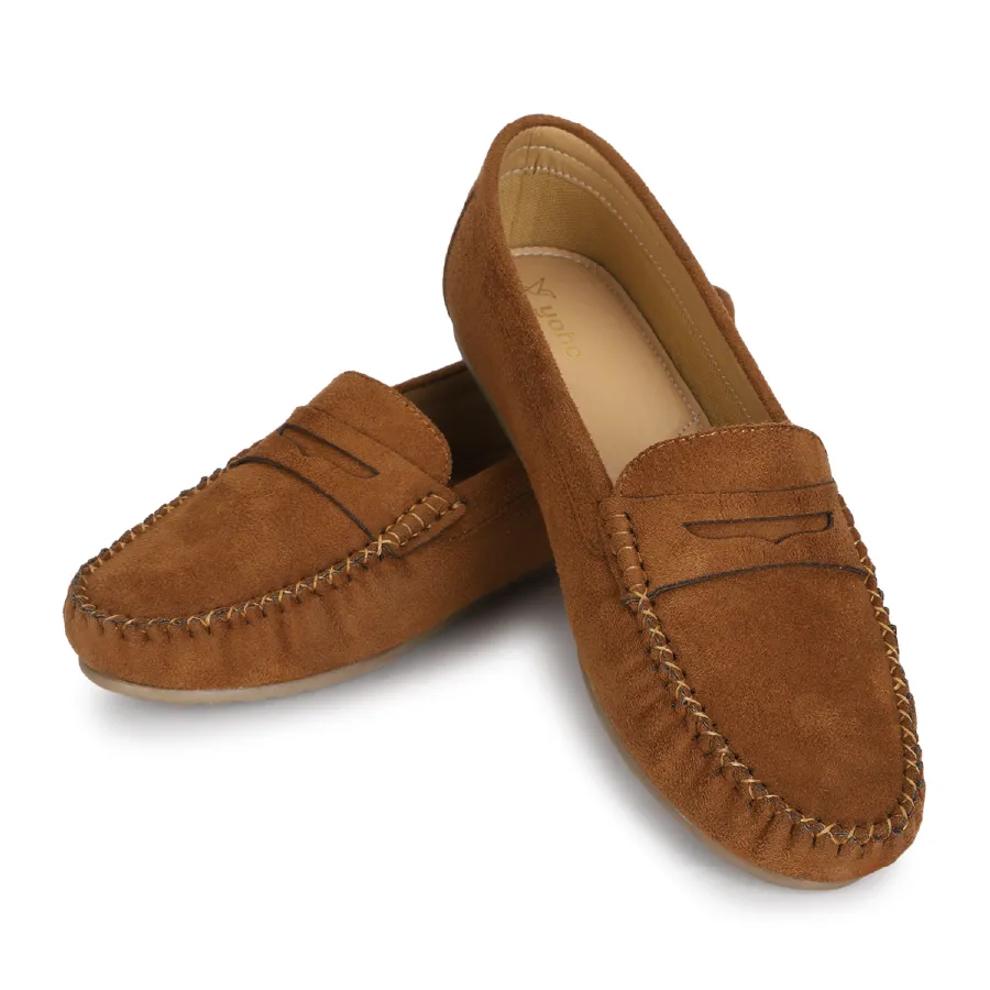 Bliss Casual Striped Suede