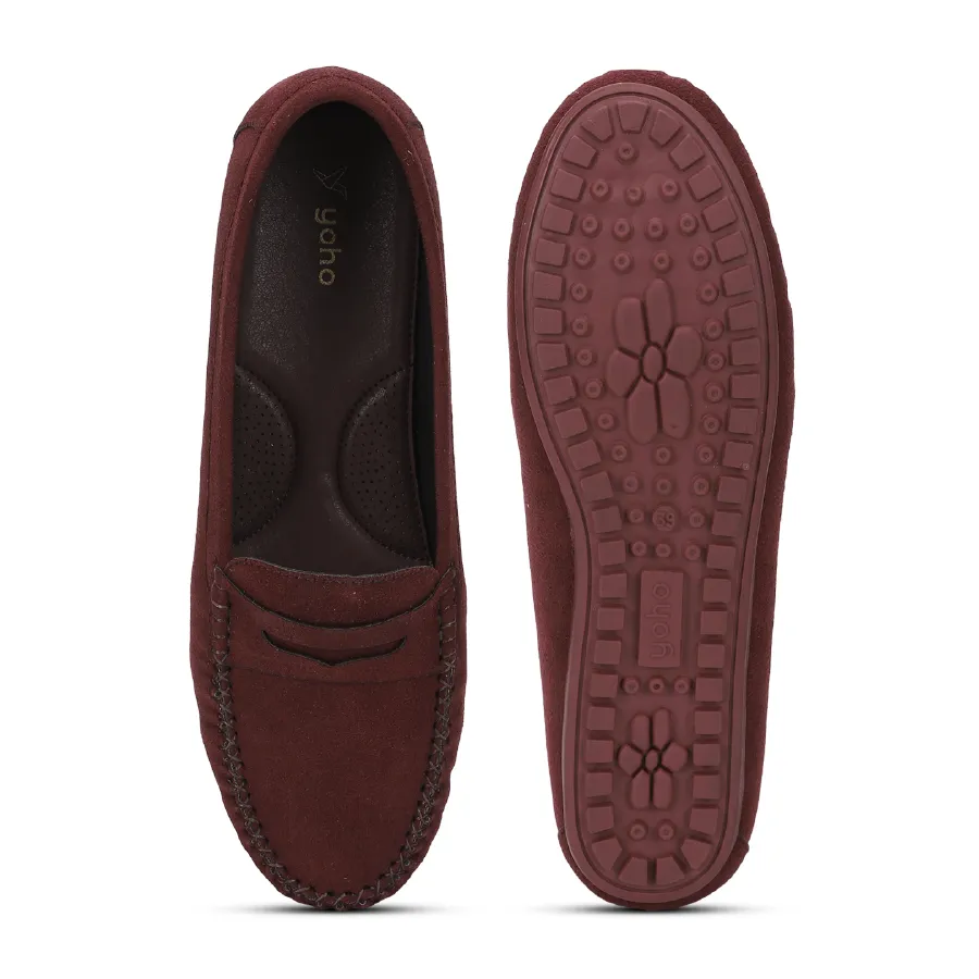 Bliss Casual Striped Suede