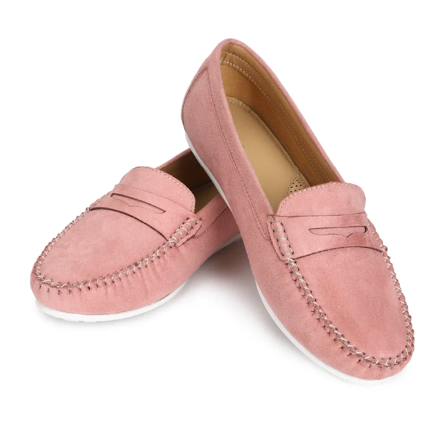 Bliss Casual Striped Suede